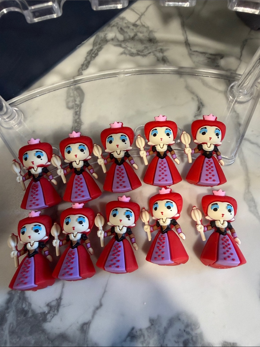 Queen of Hearts Character for beaded DYI craft projects.